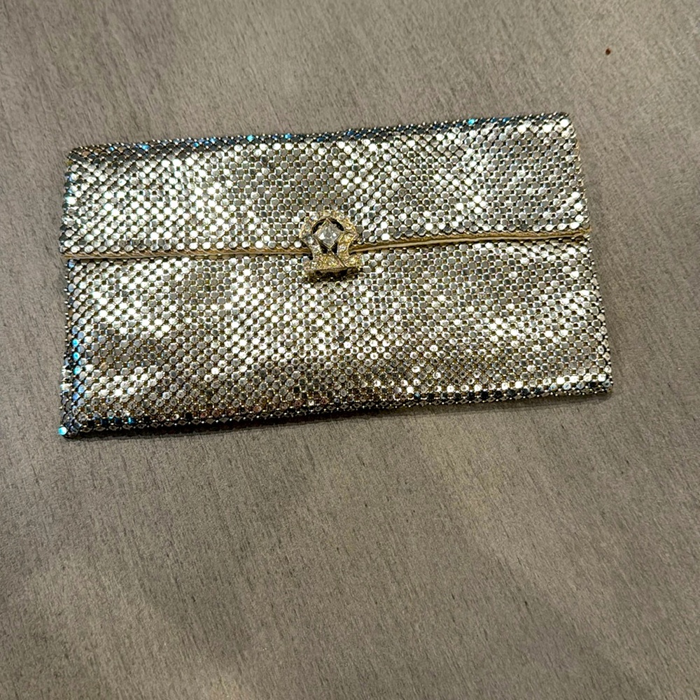 Vintage Silver Mesh Whiting & Davis small bag